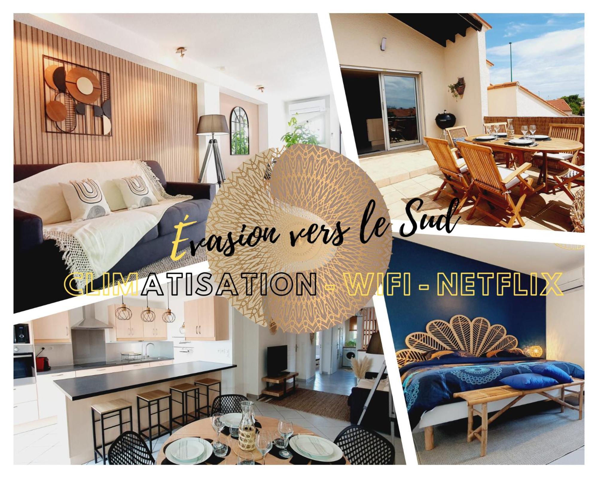 Agreable T3 - Evasion Vers Le Sud - Saleilles Exterior foto